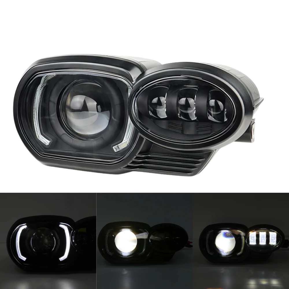 lo beam drl projector headlight assembly-3