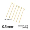05 wire diameter - gold