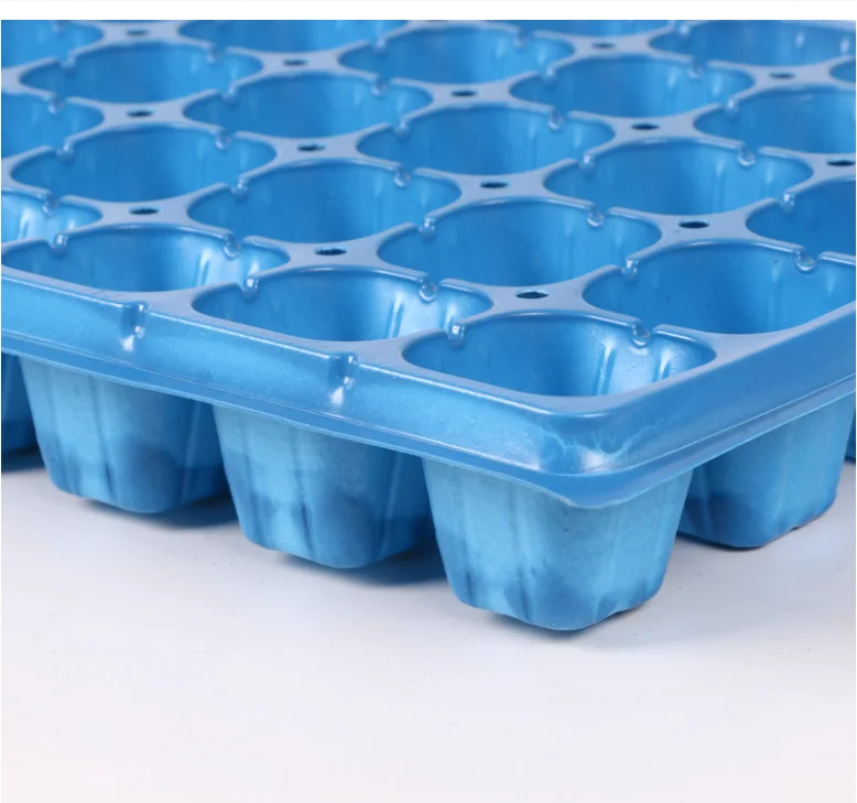 Plastic Nursery Seedling Trays Factory Price 50 Blue/black Seed Tray