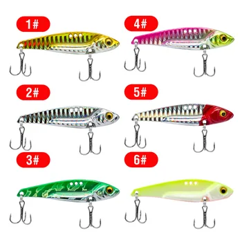 Lure Bait Metal Teaser VIB Long Casting Dragon Tooth Laser Vibrating Electroplated Live Bait Hooks Stock Realistic Fish – Metal Jig – view 3