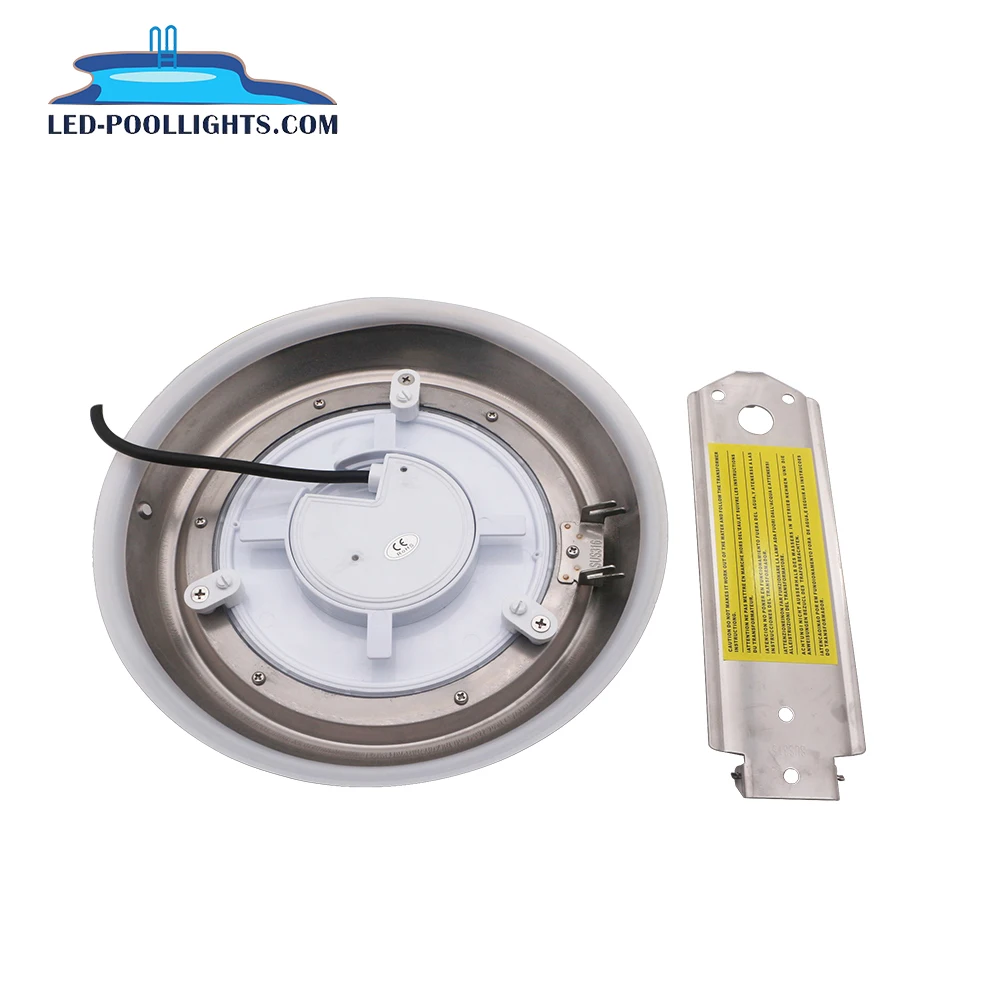 Classic RGB Pool Light IP68 Waterproof 316 Stainless Steel Surface Mounted Swimming Ponds Fountains 12V Outdoor Warm Green Blue