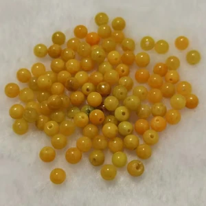 Natural Jade Polished Round Smooth 4-12mm Natural Stone Beads Loose Gemstones Can Be Used for Jewelry Making