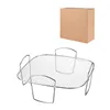 Single-layer stainless steel square rack