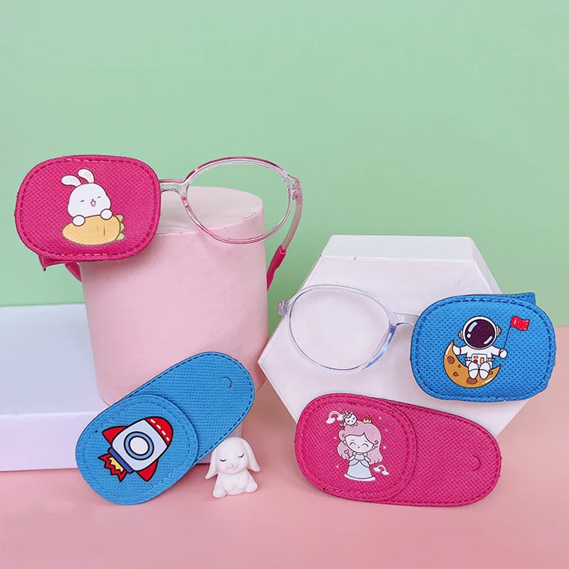 6pcs in One Box Right & Left Eye Patch for Glasses, Lazy Eye Patch for Children Treating Lazy Eye