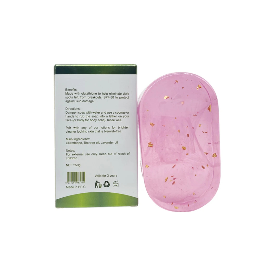 Gluta Master Glutathione Acne Pimples Soap - SPF 50+