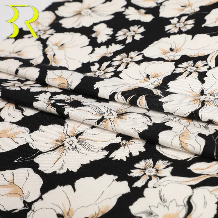 
2020 новый популярный дизайн, вискоза, полиэстер, спандекс, трикотажная ткань с принтом для женской одежды 