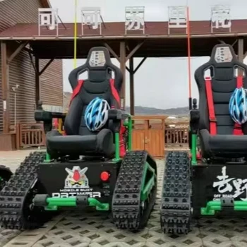 Customizable Electric All-Terrain Rubber Tracked Tank Vehicle New Condition Beach Utility Vehicle