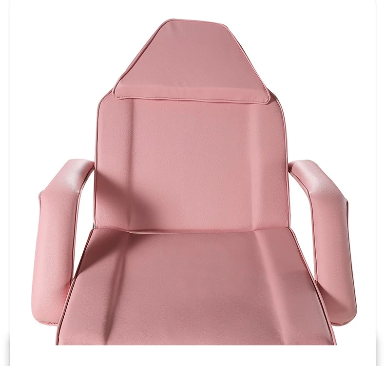 Pink Facial Adjustable Multifunctional Bed Beauty Salon Eyelash Recliner Lash Table Foldable