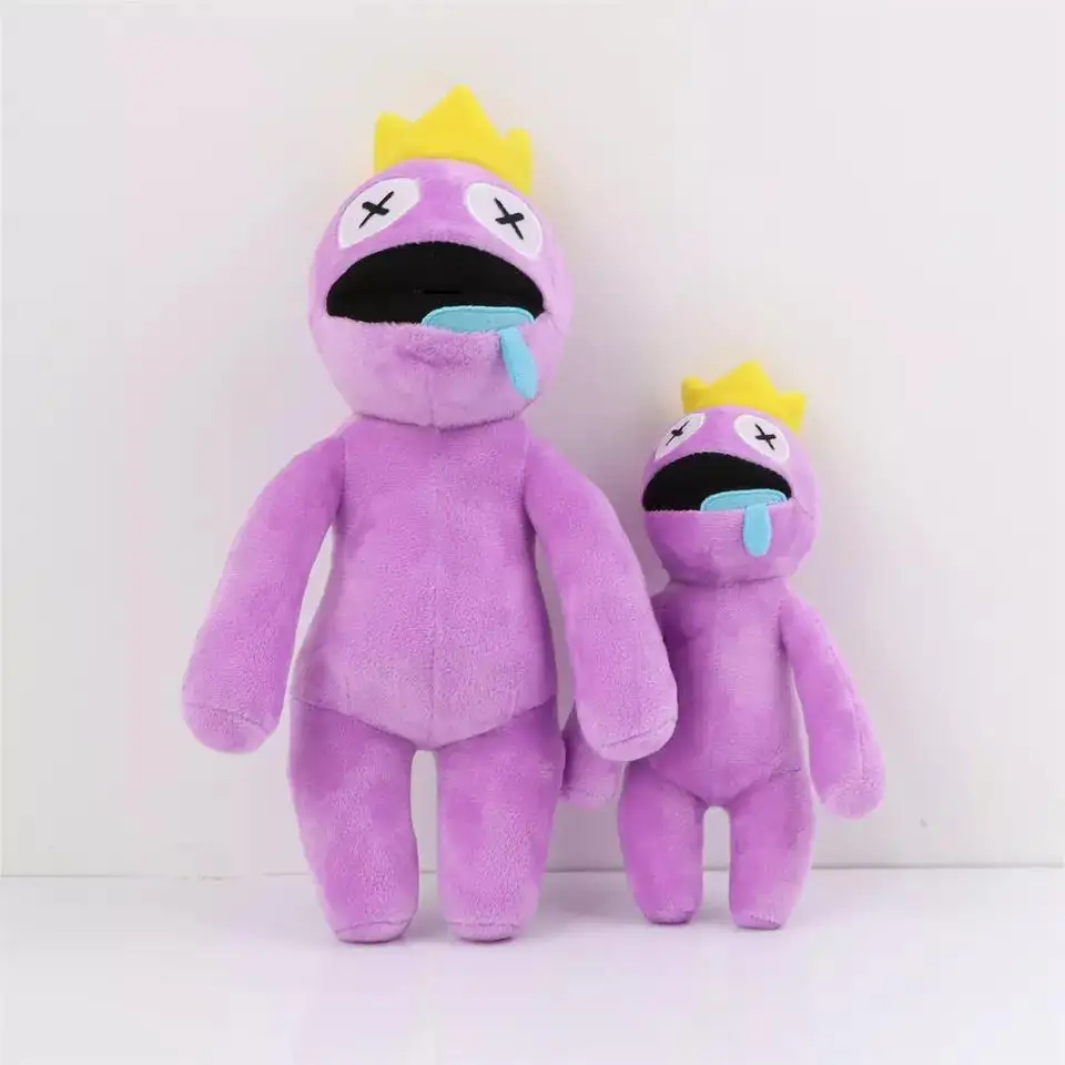 Roblox Rainbow Friends Blue Plush Toy Purple Stuffed Doll Kid Gift
