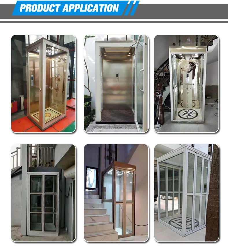 Customize Home Elevator Lift Small House Lift Indoor Elevator Passenger
