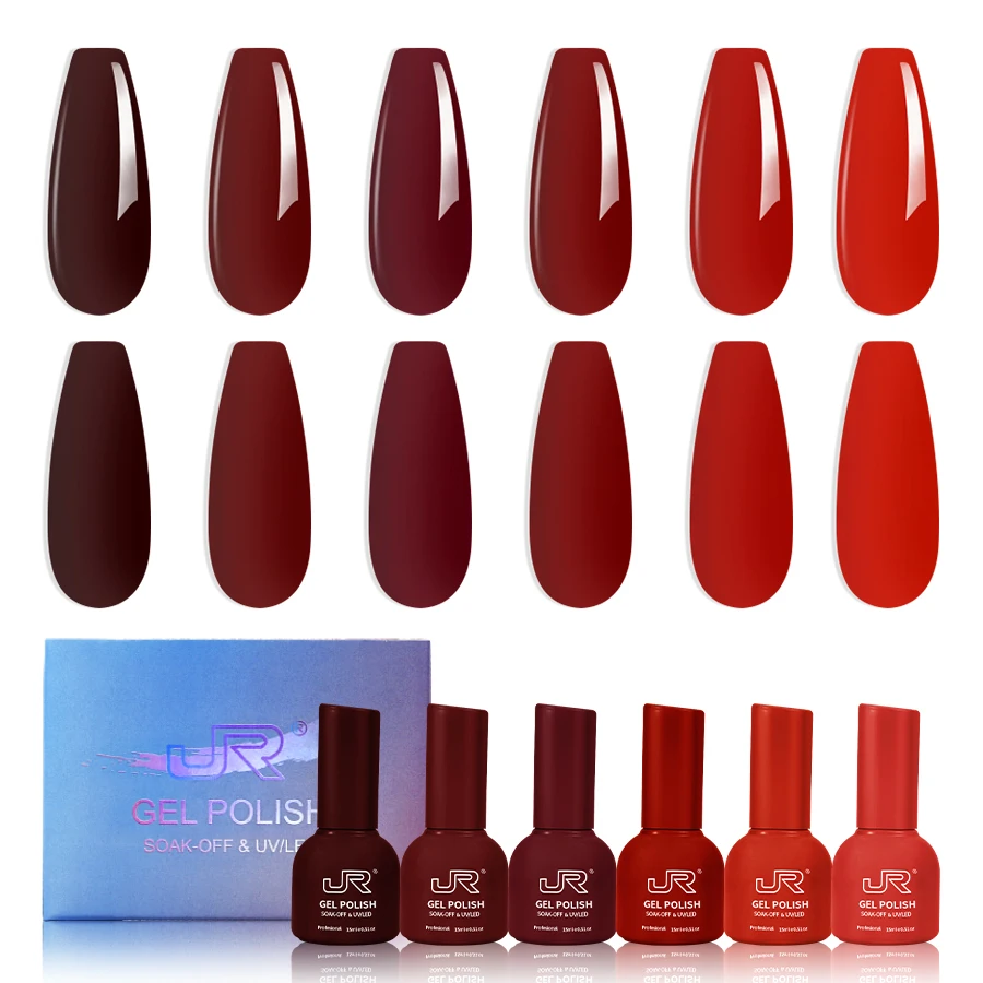 beauty products for women 120 Colors JR Nail Polish Private Label UV Gel 15ml Soak off Gel Polish kit nails supplies salon