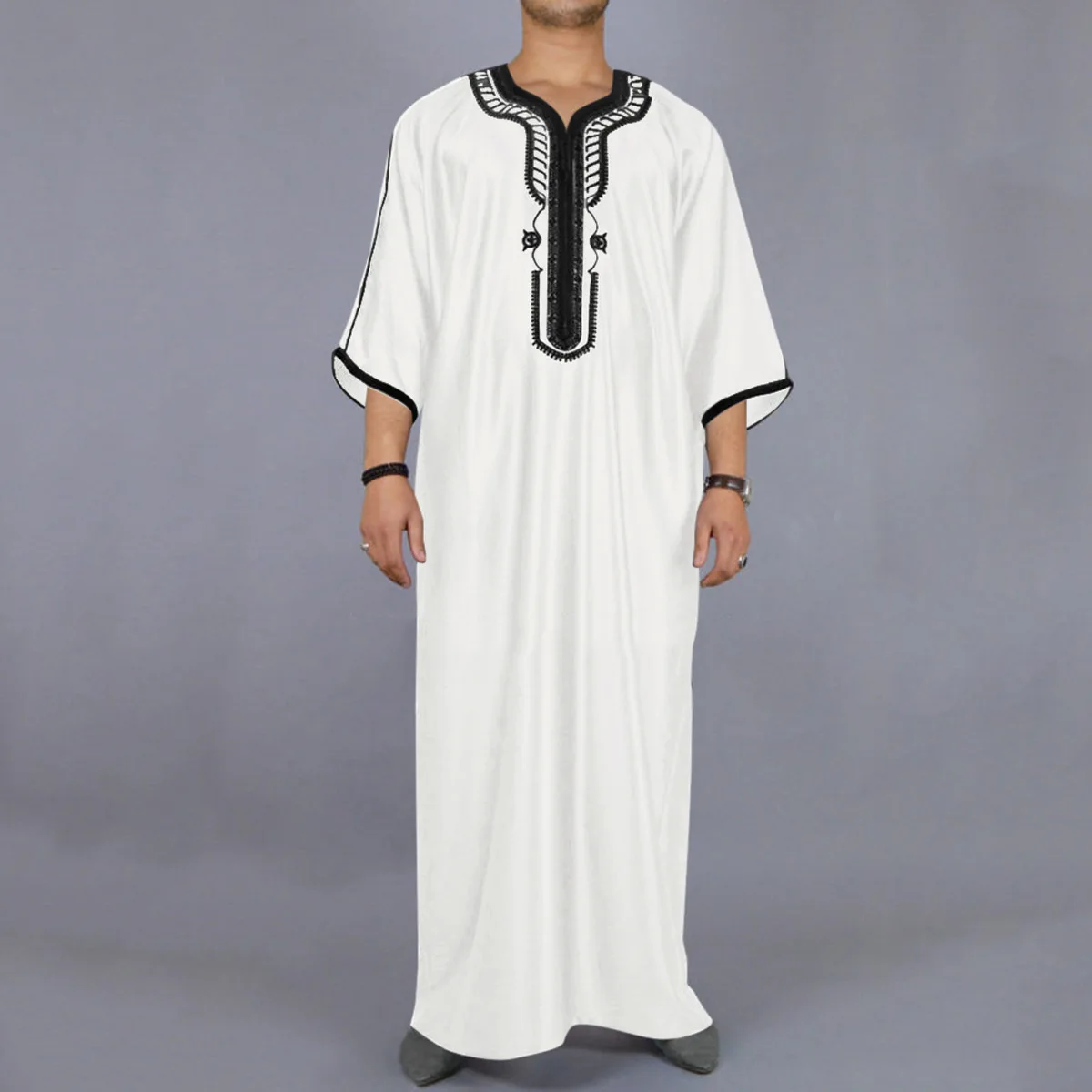 Shop Our Selection of Embroidered Men's Thobes for Islam