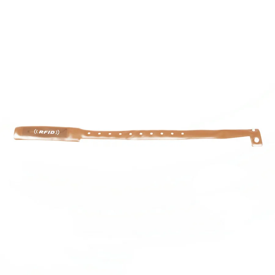 Custom Printing RFID PVC Wristband 13.56MHz One Time Use Hospital Patient ID Wristband