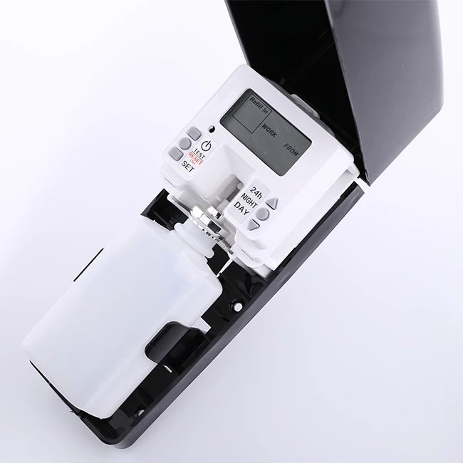 Wisekleen Factory Price LCD Plastic Non Aerosol Sensor Wall Mounted Room Freshener Automatic Fragrance Air Freshener Dispenser