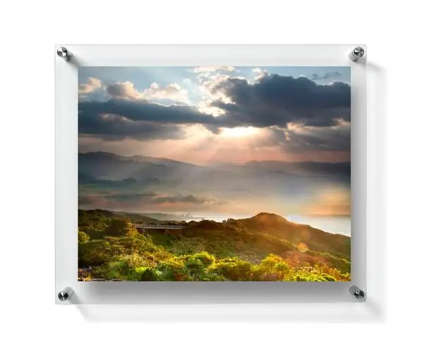 Extra-Large Acrylic Poster Frames with Standoffs Hardware – Bundle Deal