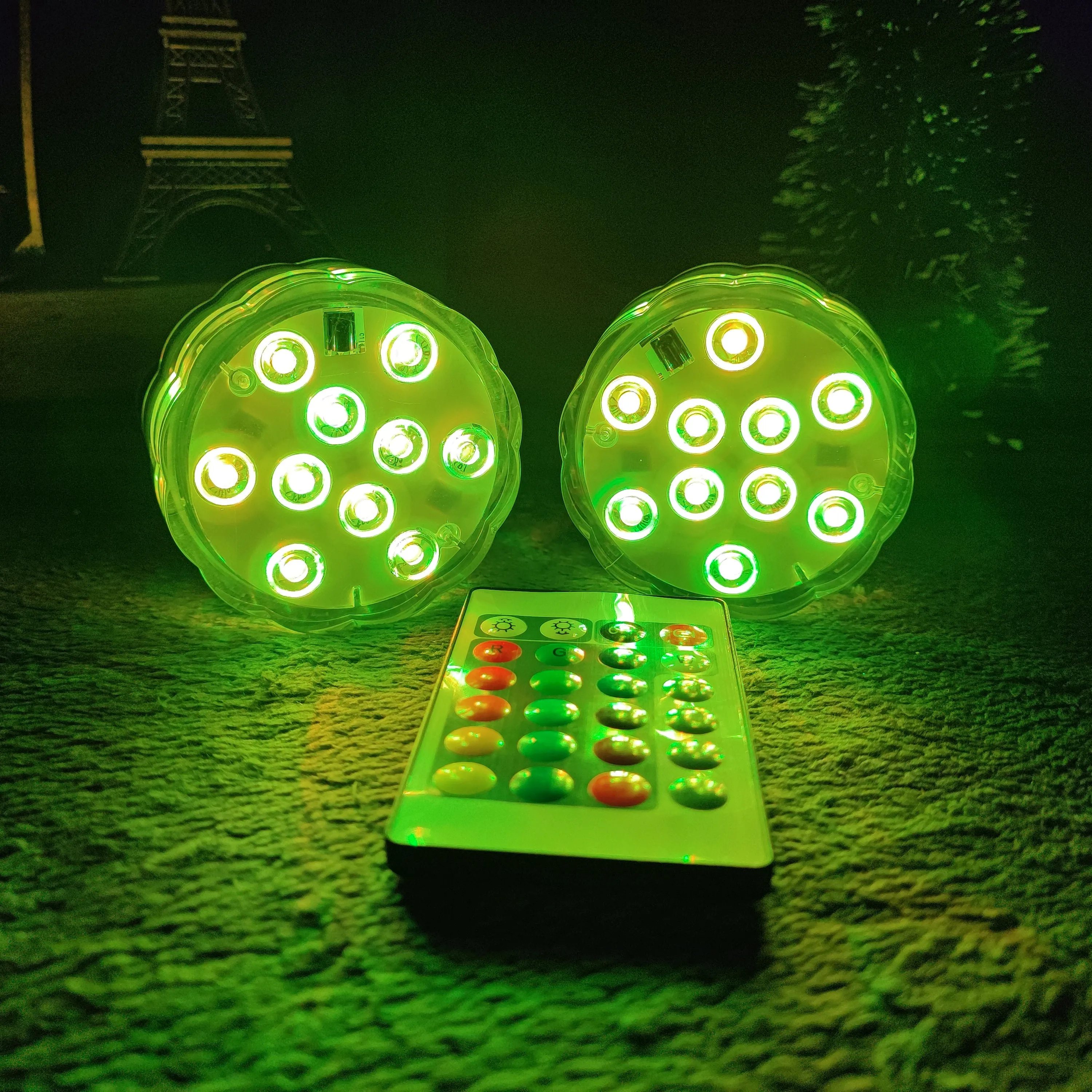 USB Rechargeable Submersible Led Lights Underwater Waterproof Swimming Pool  Pond Light for Fish Tank Pond Wedding Party Light, image size:3000x3000