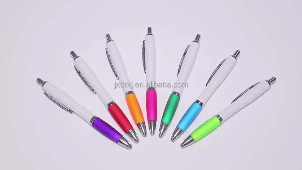 Promotional Custom Recycled Plastic Ballpoint Pens Ball Pens With Logo Advertising Ballpen Buy