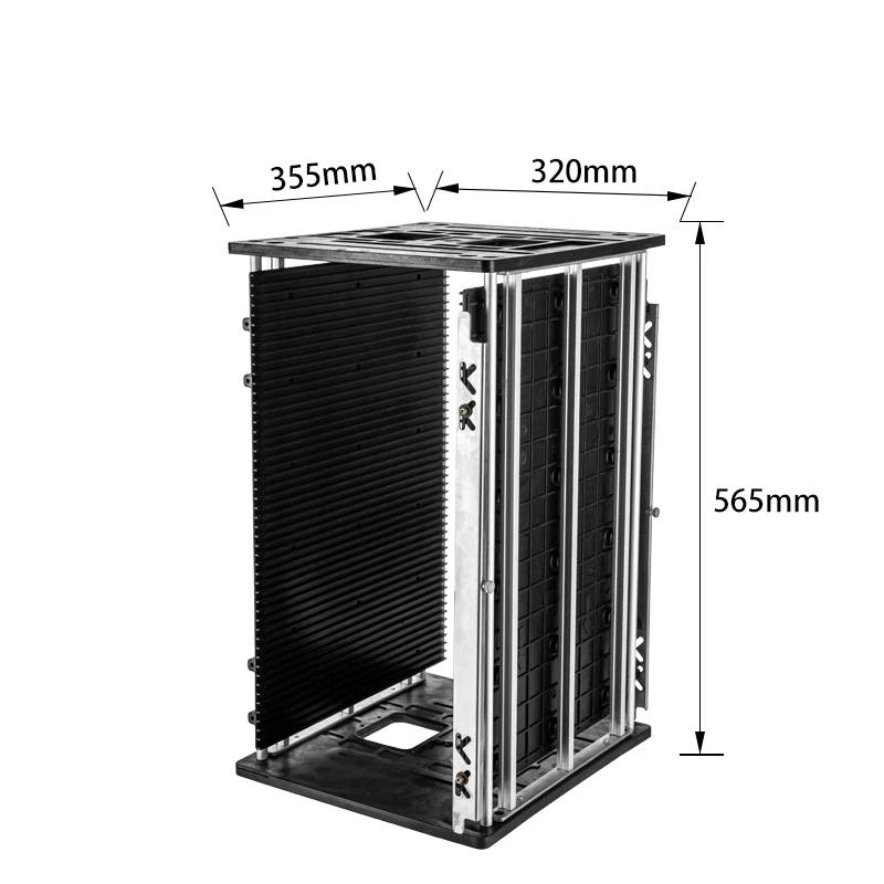 355*320*565mm Pcb Adjustable Magazine Storage Board Rack Metal Plastic ...