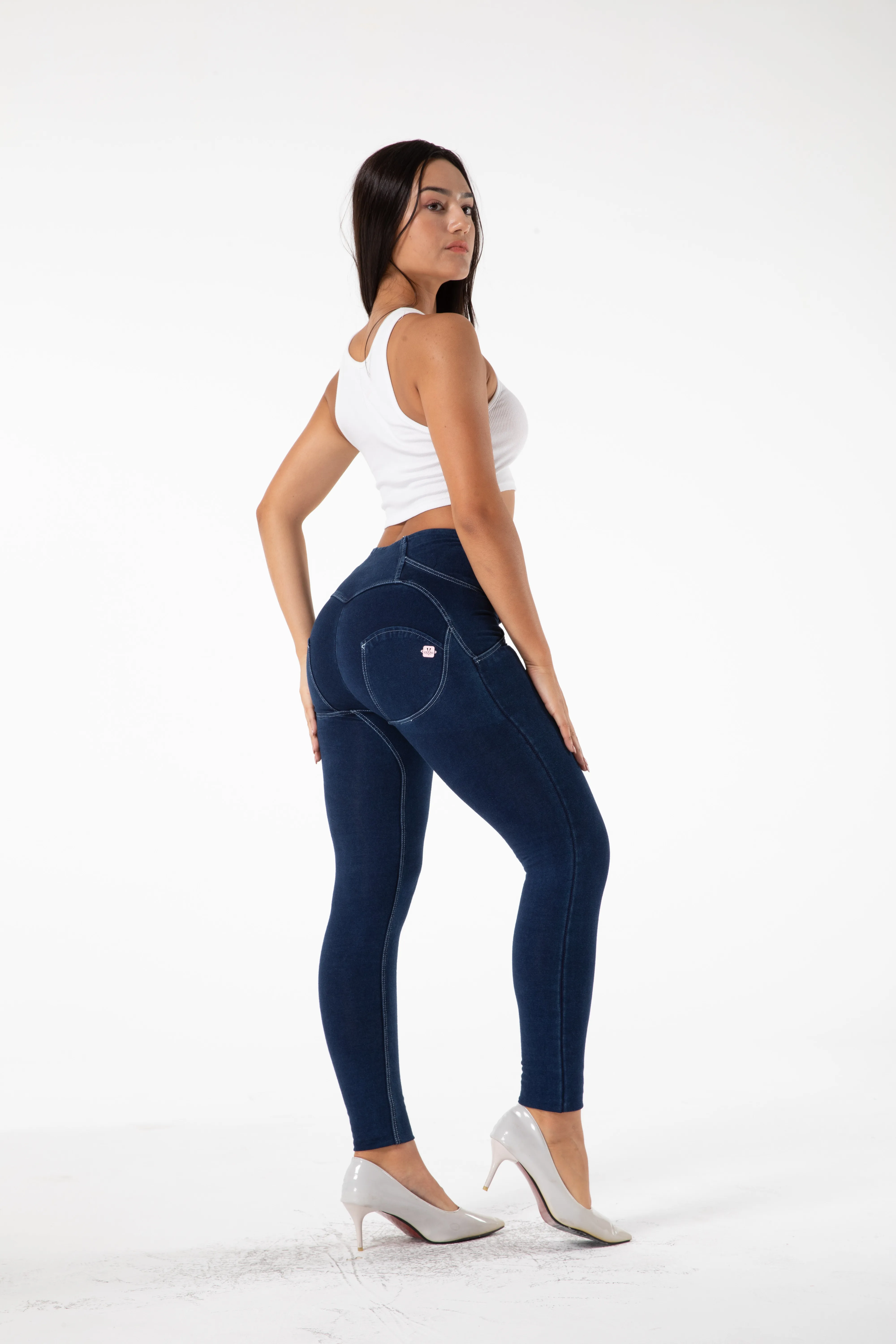 Shascullfites Melody Gym And Shaping Denim Jeans Jeggings Royal Wolf