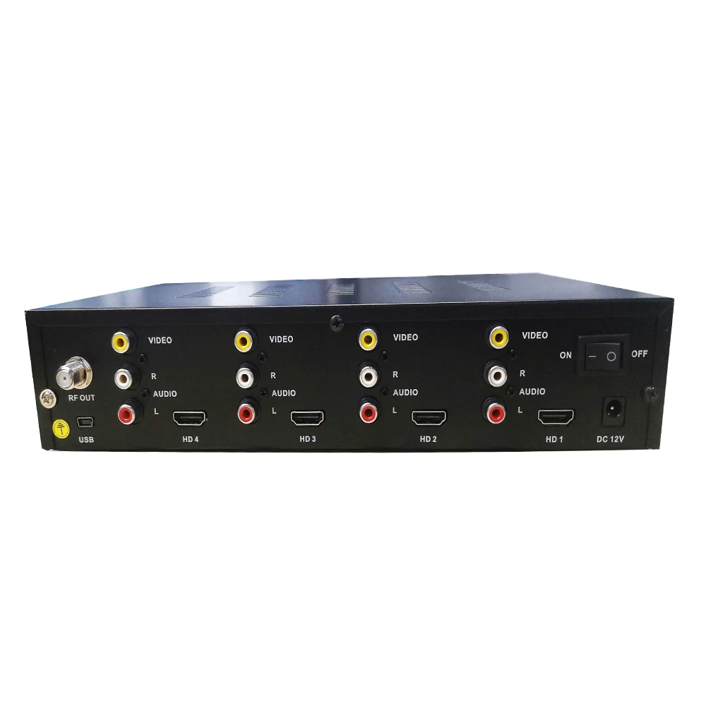 Satlink ST-7990 Color LCD Composite Video H.264 Encoder AV HD to DVB-T DVB-C ISDBT Encoder Modulator