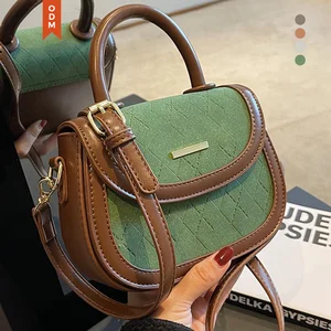 Factory Custom Sac Tendance 2026 Durable Shoulder Bag Crossbody Bag Vegan Material Handbags Female for Women