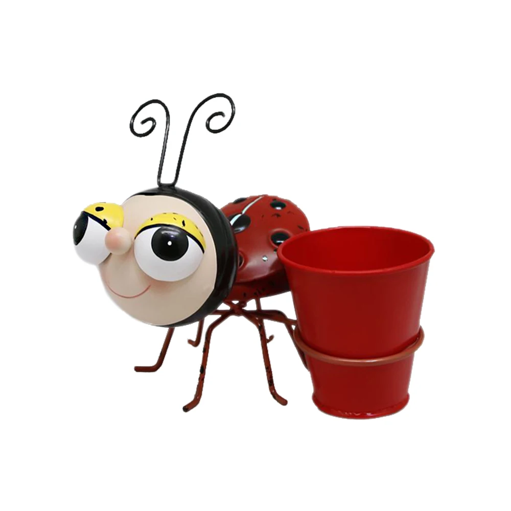 3 Models Cute Home Metal Beetle Flower Pot SG91909-5B