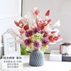 Purple Hydrangea Plastic Vase