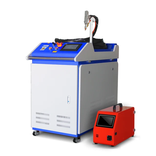 3 1 Handheld Fiber Welding Machine 3000W Water Cooling China Manufacturer's Cheap 3000W Handheld Fiber Welding Metal BWT 2 years