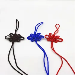 Миниатюрные кисточки ручной работы из полиэстера Счастливый китайский узел многоцветные Подвески с кисточкой украшение для дома спальни