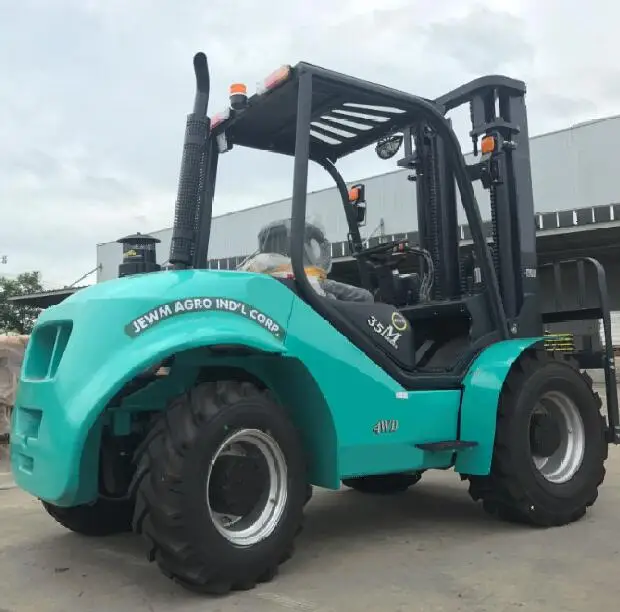 All Terrain Forklift 4x4 3 Ton 3.5 Ton 4 Ton Rough Terrain Forklift For