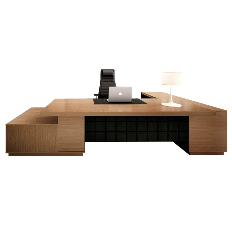 Manufacture L Shaped Office Desk Wood Modern Executive