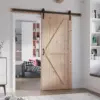 Custom single door kit-wood color