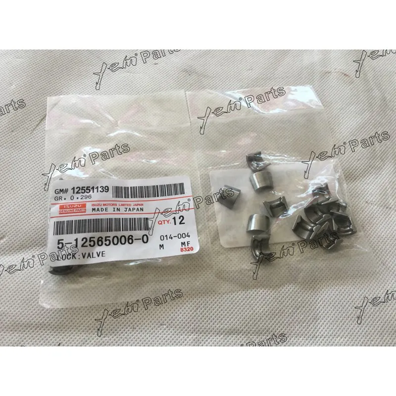 6BG1 Valve Cotter 5-12565006-0 for Isuzu Diesel Overhaul Kit