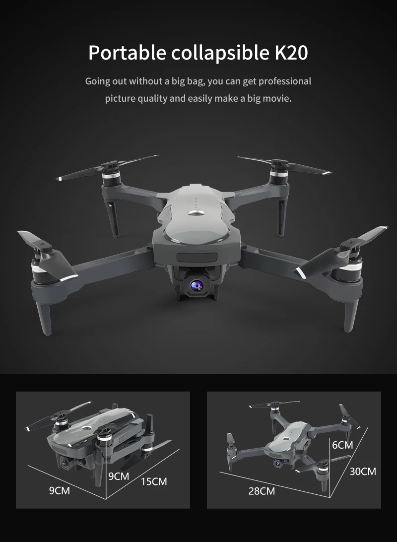 Drone k20 deals 4k