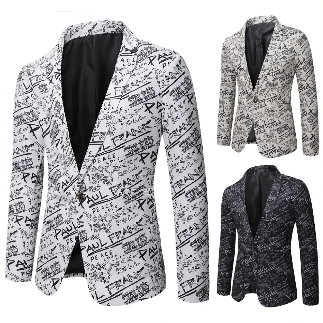 2022 Brand Clothing Men Fashion Suit Party Coat Casual Slim Fit Jackets ...