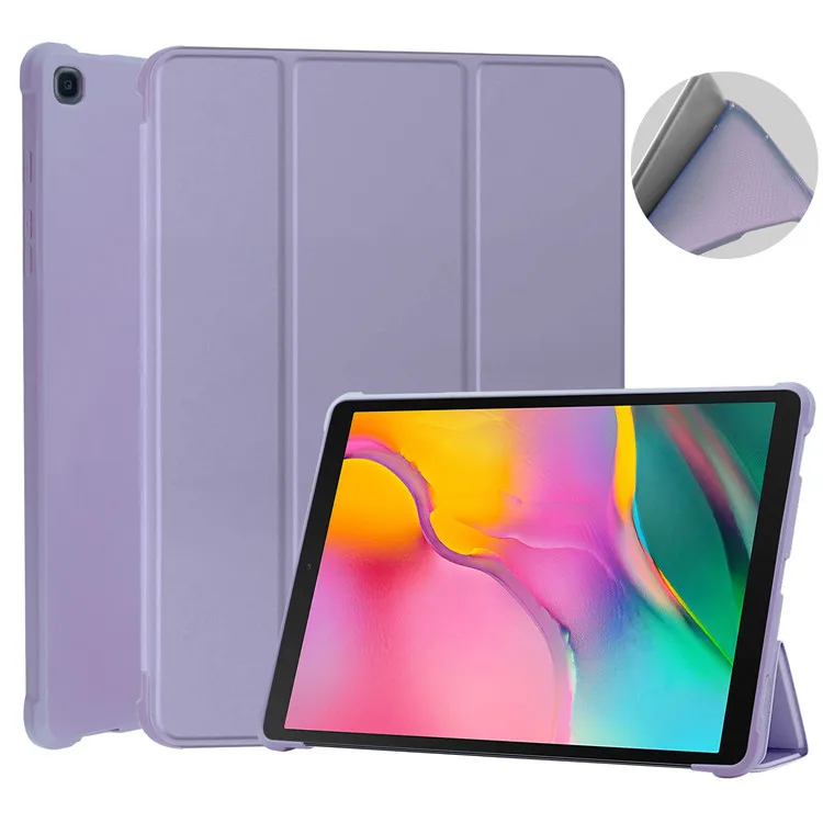 Trifold Flip Silicone Tablet Case Shockproof Slim Lightweight Smart