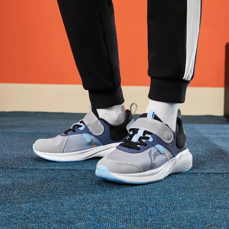 LI NING детская повседневная обувь Zhi Rou 2,0 тонкая детская повседневная обувь для мальчиков и девочек спортивная обувь для бега
