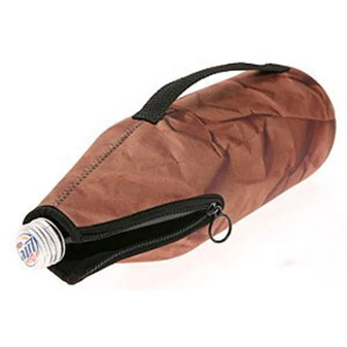 Neoprene 40oz Beer Bottle Cooler with Logo Patch