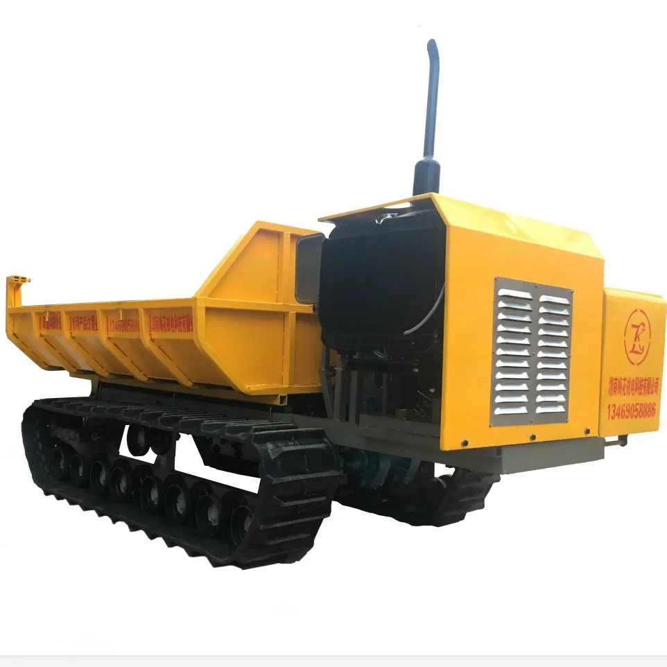 4 Ton loading crawler dumper track vehicle