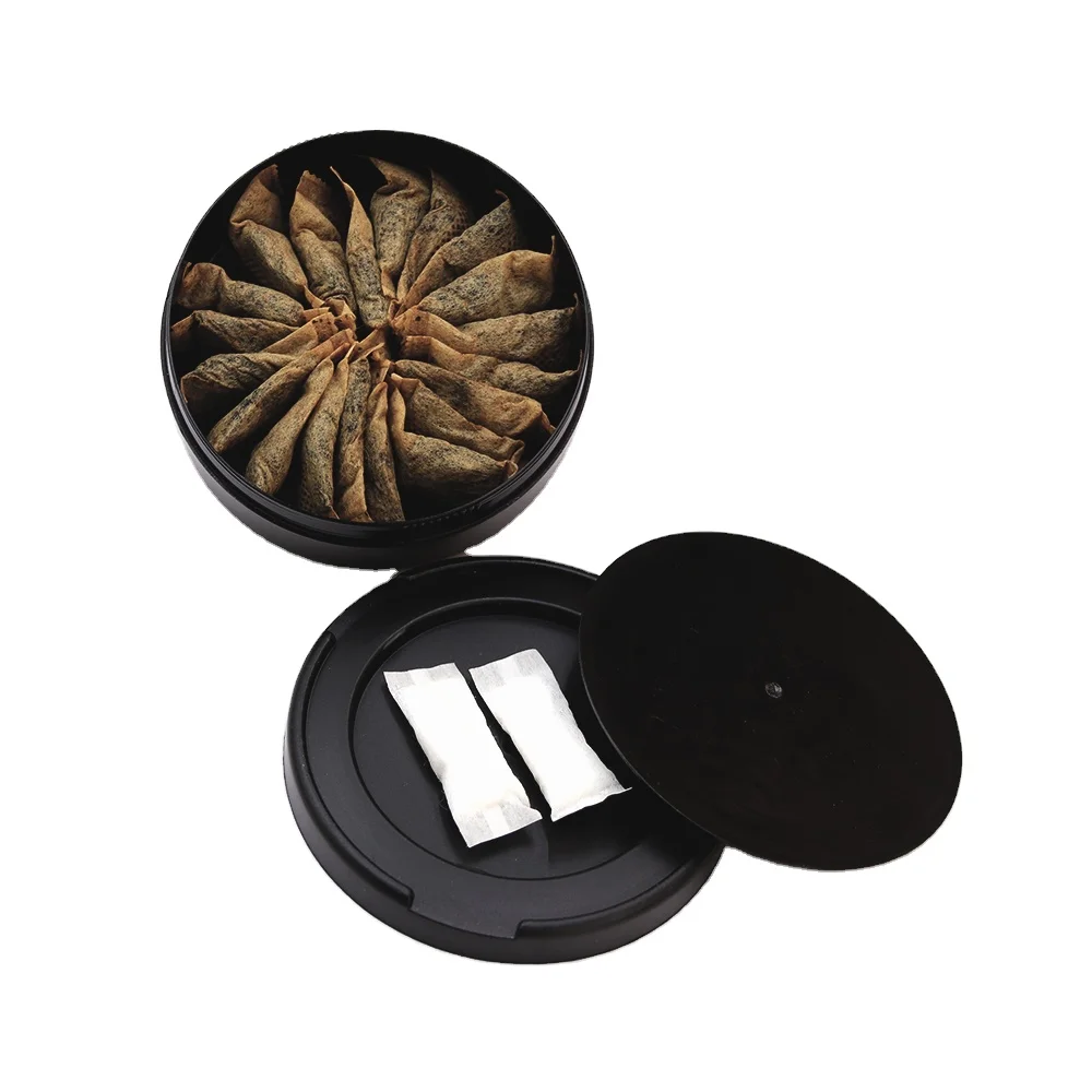empty tobacco pouches Wholesale Empty PP Snus Cans Plastic Nicotine Pouches Package Box Plastic  Bottles for Tobacco