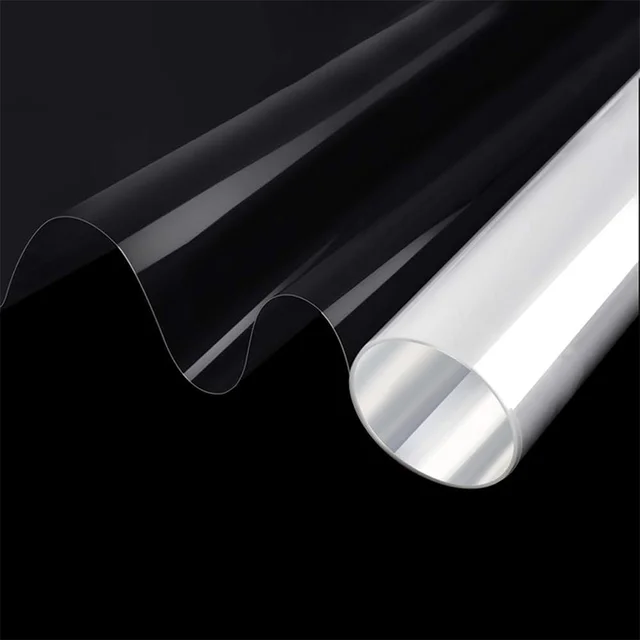 Transparent Wallpaper Vinyl Peel&Stick Kitchen Sticker Clear PVC Sheet Rolls Protective Film High Gloss PET Furniture Decorative