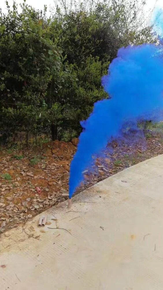 Factory Made Wedding Colorful Fireworks Smokes Two Side Smoke Flare Spinning Toy Color