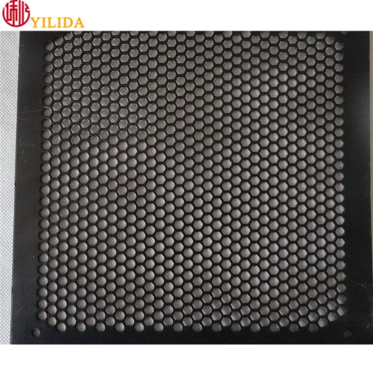 Loudspeaker Grille Honeycomb Pattern Hexagonal Perforated Metal