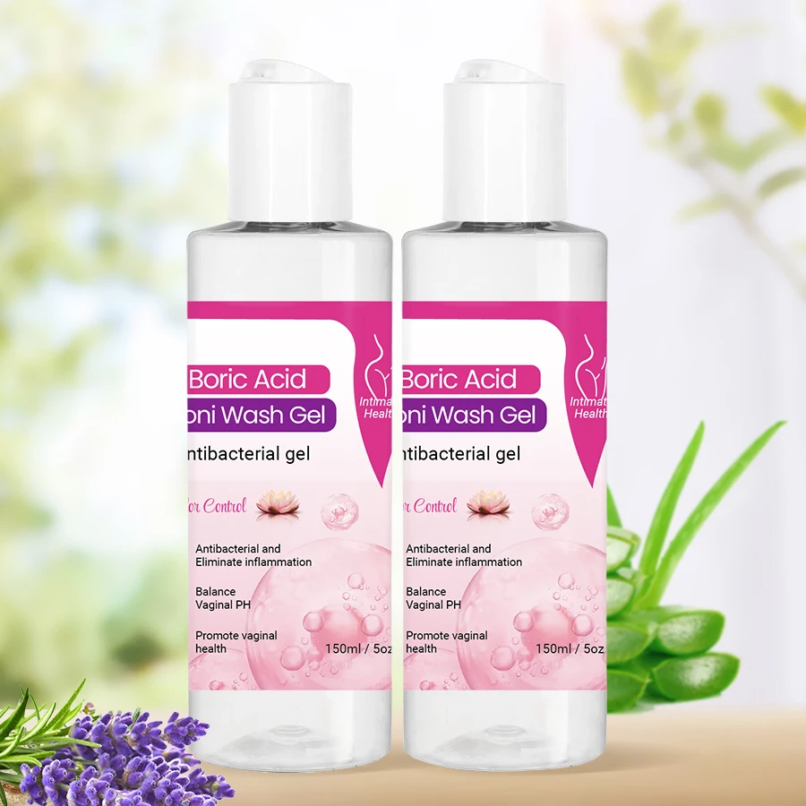 Adding Boric Acid Ingredients PH Balanced V Clean Natural Feminine Vaginal Wash Gel De Serrage