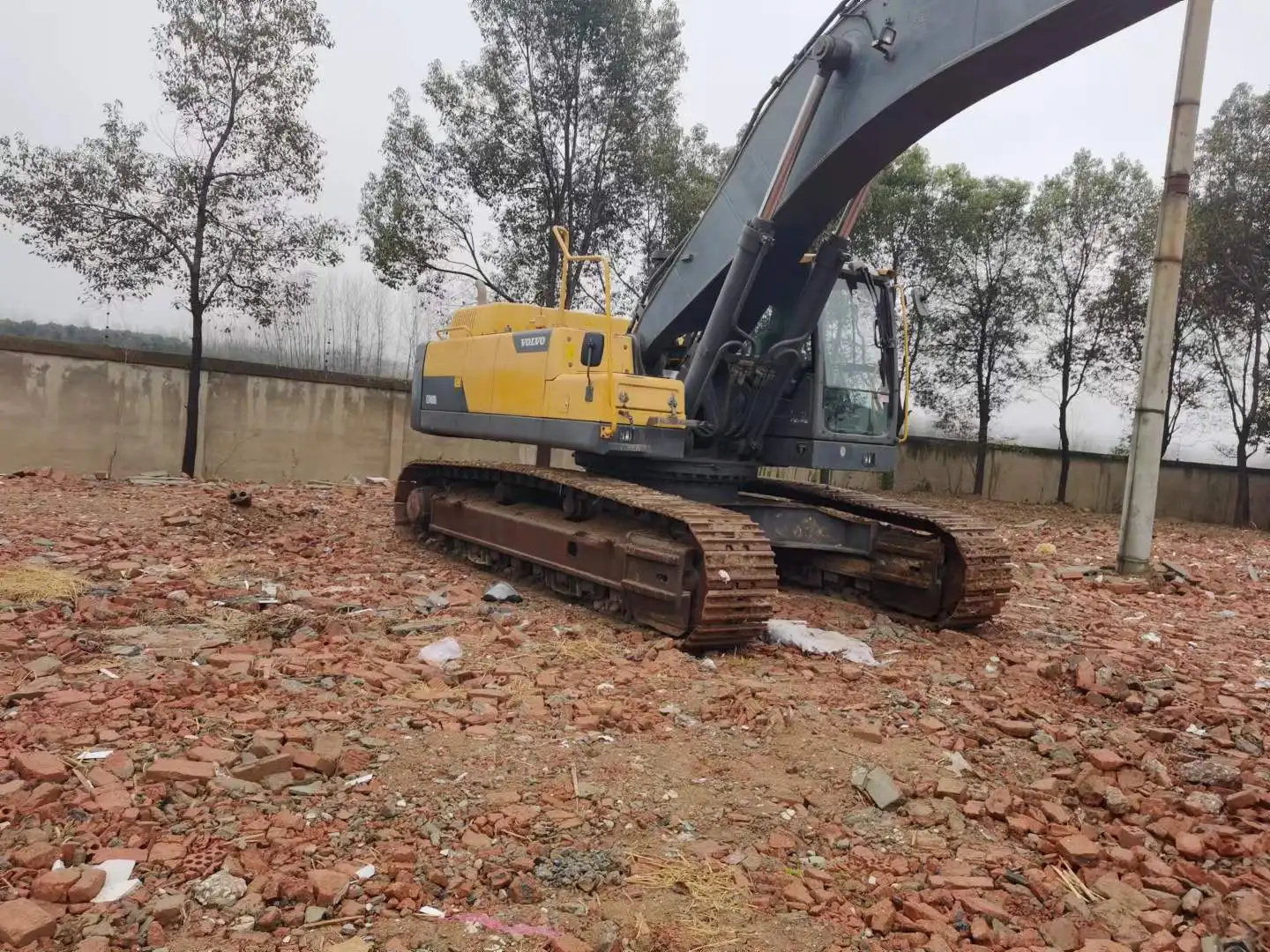 Efficient Digshell High Quality Used Excavator VO-LVO EC480DL Digging ...