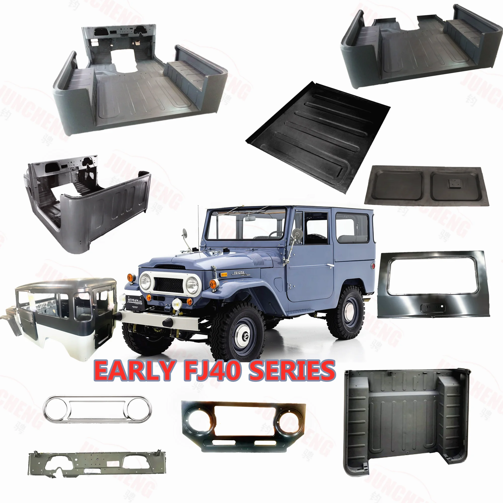 高品質 フロントバンパー ランドクルーザー40系用 FJ40 BJ40 HJ40 FJ45