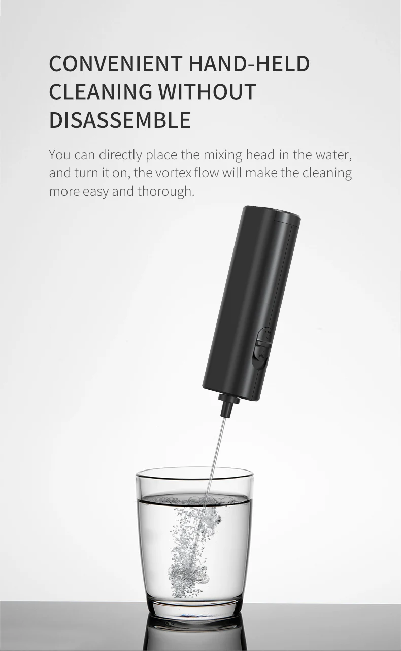 2024 Kitchen & Tabletop Tools Electric Milk Frother With Batteries Milk