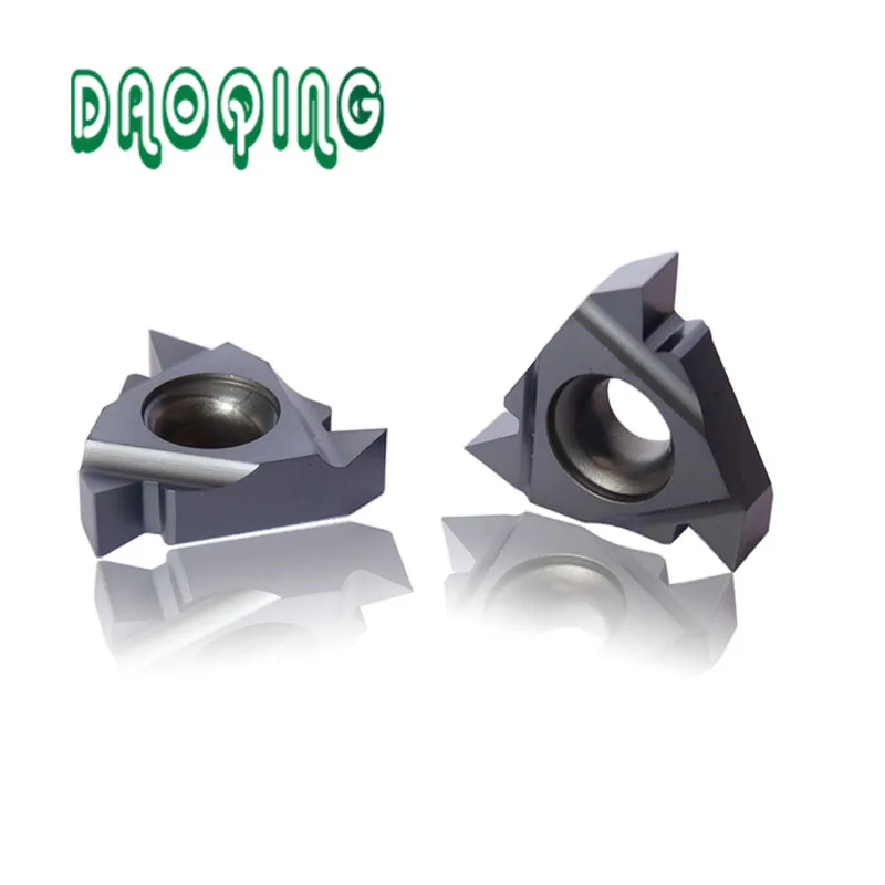 Daoqin Internal NPT 60 Threading Insert CNC Carbide Cutting Tool  Thread Turning Inserts Carbide Threading Inserts