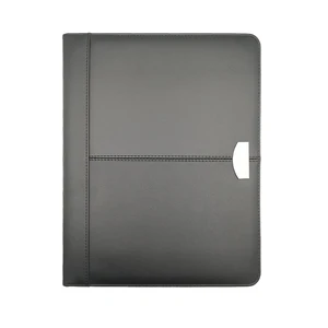 Custom Logo A4 PU Leather Business Portfolio Folder Office Documentation Presentation Filing Product with Durable Material