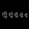 Acrylic large-pore loose beads - transparent